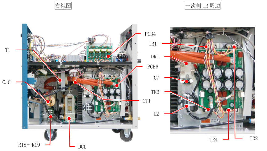 OTC氬弧焊機(jī)ADP400側(cè)面圖